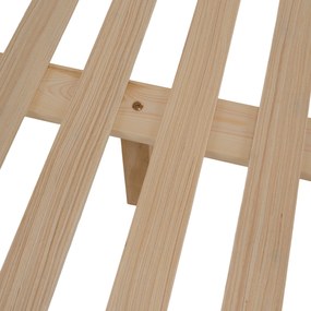 Patul supraetajat se poate descompune, pin natural, LUINI