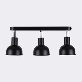 Spot Sollux SL.1318 ELBA 3xE27/15W/230V negru