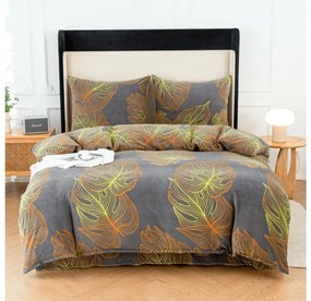 Lenjerie cocolino TESICA gri Dimensiune lenjerie de pat: 70 x 80 cm | 140 x 200 cm