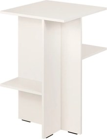 Noptieră grej cu rafturi Atik – noo.ma