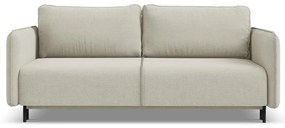 Canapea bej extensibilă/cu spațiu de depozitare 226 cm Luana – Makamii