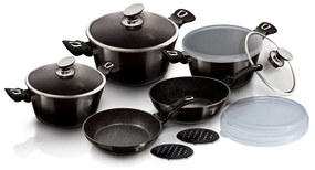 Set oale marmorate 13 piese Shiny Black Berlinger Haus BH 6615
