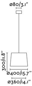 Lustra pendul moderna design elegant CONGA simple negru 64315-56