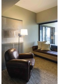 Lampadar / Lampa de podea design elegant ARTIS bronz/alb