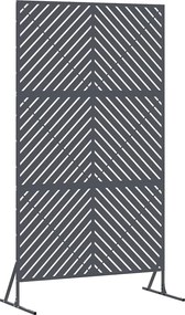 vidaXL Ecran de intimitate Antracit 100 x 50 x 180 cm Oțel