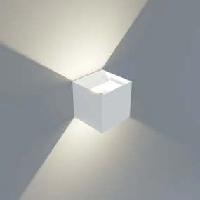 APLED - LED Aplică perete exterior CUBE 2xLED/3W/230V IP65