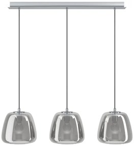 Lustră pe cablu ALBARINO 3xE27/40W/230V gri Eglo 39667
