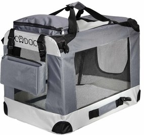 Deuba Geanta portabila pentru caini M 60x42x42 cm - gri