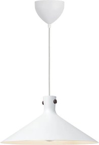 Nordlux - Lampă suspendată cu cablu DORINA, 1xE27/60W/230V, albă, Ø 45 cm