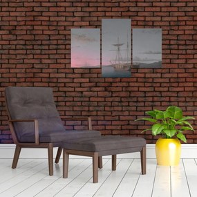 Tablou - Fitz Henry Lane, Lumber Schooners at Evening on Penobscot Bay, reproducere (90x60 cm)