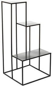 Suport flori KASKADA 85x40 cm negru