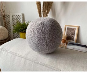 Pernă decorativă din material bouclé ø 20 cm Top – Mioli Decor