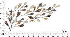 Decorațiune de perete Mauro Ferretti Ramo, šířka 115,5 cm, alb - maro