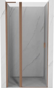 Mexen Mist L uși de duș basculante 110 cm, transparent, cupru periat - 8A4L-110-000-65-00
