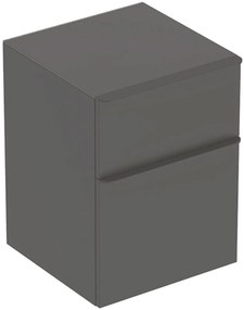Geberit Smyle Square dulap 45x47x60 cm agățat lateral negru 500.357.JK.1