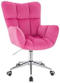 HR650K Scaun Roz Catifea
