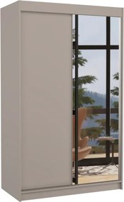 Dulap cu usi glisante si oglinda 120x200 cm, Rewena, ADRK Furniture (Culoare: Casmir)