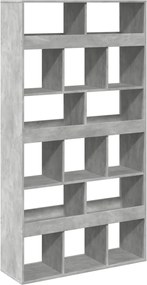 vidaXL Separator de cameră, gri beton, 100x33x187,5 cm, lemn prelucrat