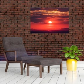 Tablou cu soarele colorat (90x60 cm)
