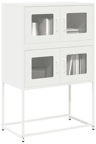 vidaXL Dulap înalt, alb, 68x39x107 cm, oțel