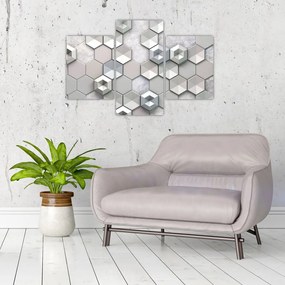 Tablou cu abstracție 3D (90x60 cm)