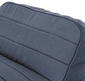 Scaun de grădină din burete cu puf, albastru gri