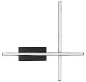 Aplica de perete LED design modern QUAM negru