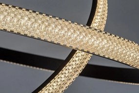 Lustra suspendata cu 2 inele LED Grete 60cm