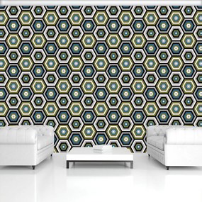 Fototapet - Hexagon (152,5x104 cm)