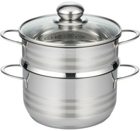 Elo 22718 Basic Vapor din oțel inoxidabil Brillant18 cm, 1,6/2,4 l, 18 cm