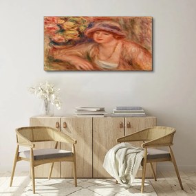 Tablou canvas Femei Flori