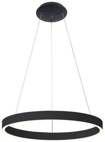 Lustra LED XXL suspendata design modern ANDREA 120 3000K DIMM BK