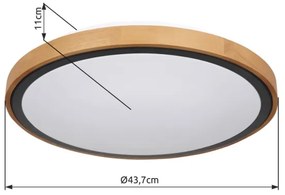 Plafonieră LED BRUNO LED/24W/230V 437mm 3000/4500/6000K Globo 41764-24