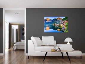 Tablou - Sat alpin (90x60 cm)