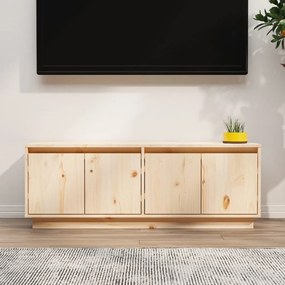 vidaXL Comodă TV, 110x34x40 cm, lemn masiv de pin