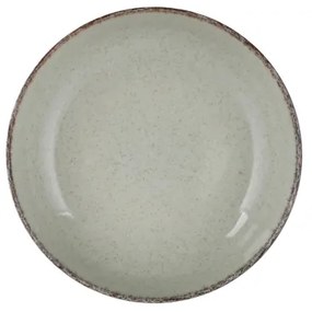 Set veselă 24 piese, verde, din porțelan