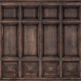 Tapet Oxford, Walnut, Rebel Walls