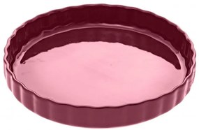 Forma Tarta Nice, rosu, ceramica, 28 x 4 cm, 2.3 l