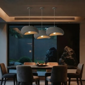 BRILAGI - Lustră suspendată pe cablu WABI SABI 1xE27/60W/230V Ø 40 cm gri