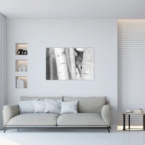 Tablou - Lupul din pădure (90x60 cm)