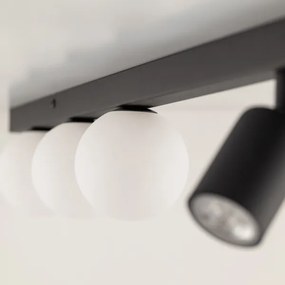 Spot VOX 3xG9/8W/230V + 3xGU10/10W negru