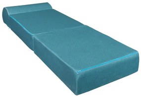 Fotoliu Extensibil Essentia, Turkis, 20 x 70 x 196 Cm