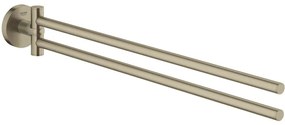 Grohe Essentials Suport prosop baie tip bara cu brate mobile, nichel mat (brushed nickel)