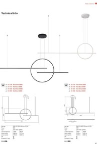 Lustră LED dimabilă pe cablu Redo 01-1735 GIOTTO LED/46W/230V negru