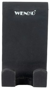 Cuier dublu din silicon Wenko Verna, negru