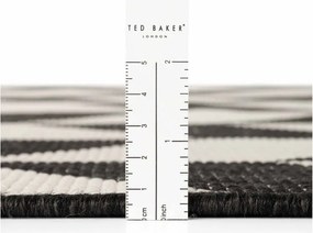 Covor pentru exterior și interior negru/crem 120x170 cm Haringey Terrick – Ted Baker