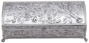 Caseta bijuterii argintata PHOEBE, 22.5x10x8cm