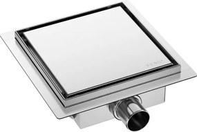 Set rigola pentru dus plus capac 20 cm Balneo SQ-Drain Next crom lucios