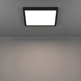 Eglo 901331 - Plafonieră LED pentru baie FUEVA, 13W, 230V, 29 x 29 cm, IP44, negru