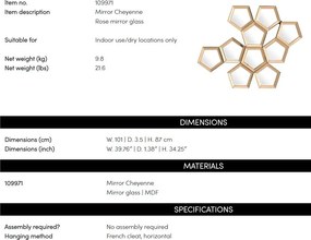 Oglinda eleganta LUX Cheyenne 109971 HZ